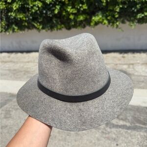 rag & bone Gray Wool Fedora Hat